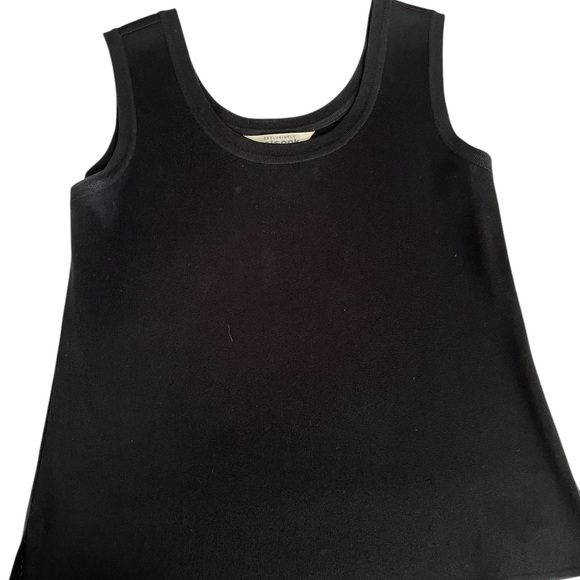 Misook Petite Black Tank Top size M - Picture 2 of 6